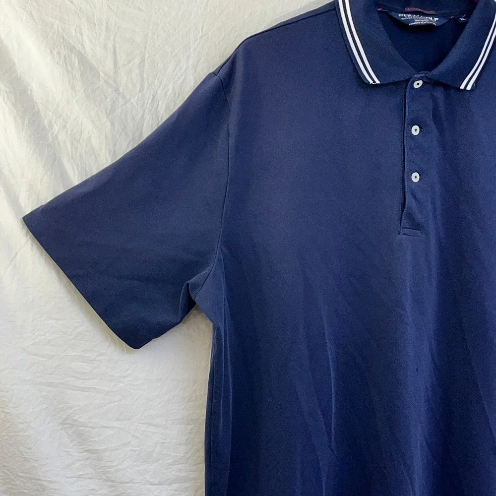 Ralph Lauren Polo Golf Shirt Men's XL Navy Soft‎ Cotton Performance Classic